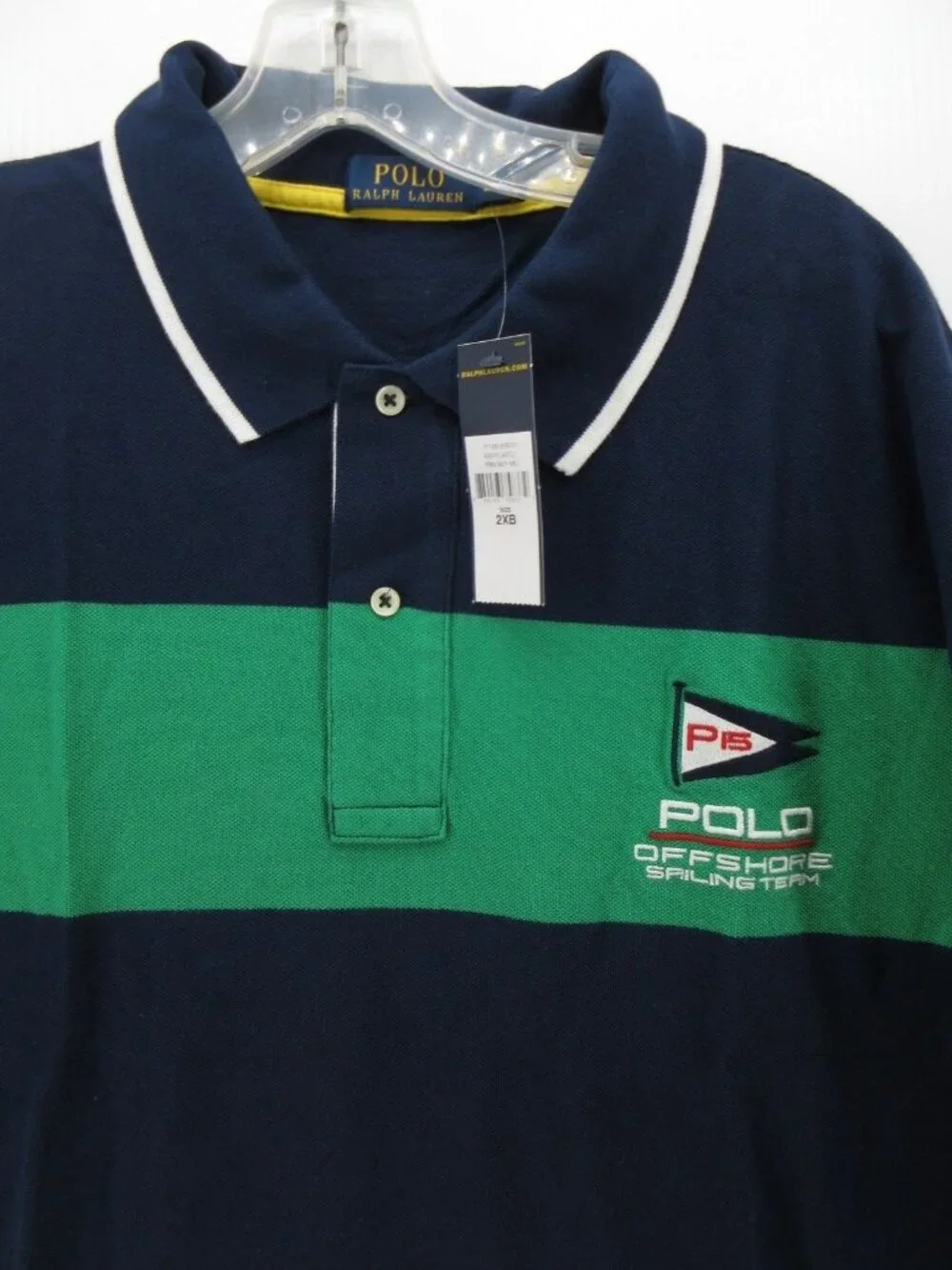 Polo Ralph Lauren Polo Shirt 2XB Big Offshore Sailing P15 Team Striped